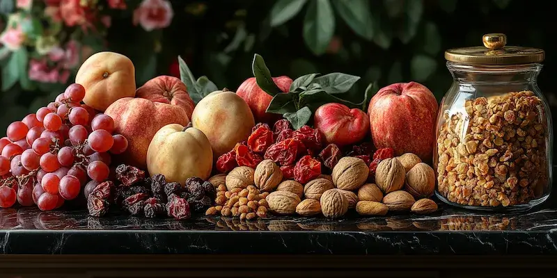 Ile kcal mają suszone owoce?